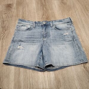 Pilcro and the Letterpress Anthropologie Mom Jean Shorts